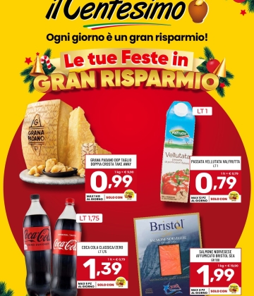 Le tue feste in Gran Risparmio